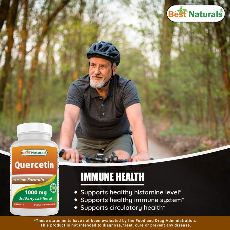 Best Naturals Ionic Liquid Zinc & Quercetin 1000 mg