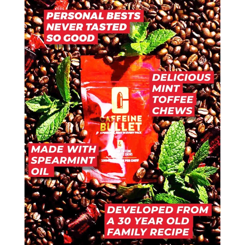 Caffeine Pill Upgrade - Mint Caffeine Bullets - 100 mg