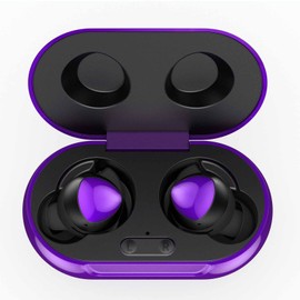 UrbanX Street Buds Plus for Realme GT Master - True Wireless Earbuds w/Hands Free Controls (Wireless Charging Case Included) - Purple