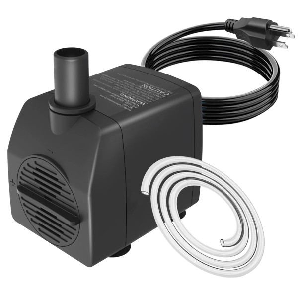 Knifel Submersible Pump 200GPH with AUTO-Shut-Off 5.2ft High Lift for