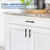 JOY DECOR 30 Pack 3 Inch Matte Black Square Cabinet