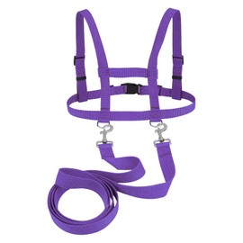 Horse Harness for Children, Horse Lead for Playing for Children, Bridle, Skiing, Role Play, Accessories for Play Horse, Horse Leads, Size Adjustable (Purple, 1 Piece)