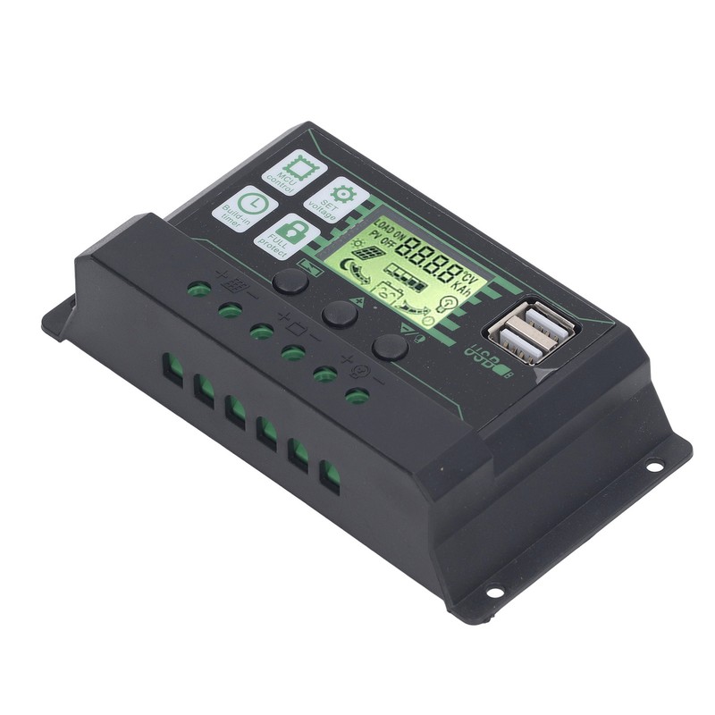 PWM Solar Charge Controller Regulator LCD Display for OPEN AGM