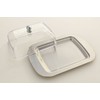 Zoie + Chloe Stainless Steel Butter Dish with Easy to