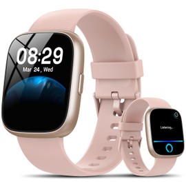 Smart Watch with Alexa Built-in, 1.83" HD Bluetooth Calling Fitness Tracker