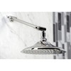 Kingston Brass K136K6 Shower Scape 7-3/4-Inch Round Raindrop Brass Shower