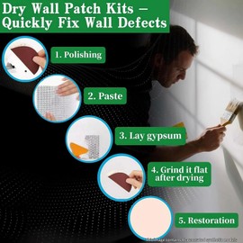 Drywall Repairs Patch Kit, Wall Patch Repair Kit, Drywall Hole Repair Patch