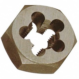 Hex Rethreading Die, Std 5/16In, 18 Pitch
