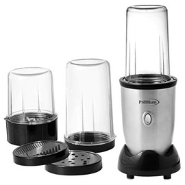 Premium Levella 8 oz. Capacity 9 Piece Personal Blender, Silver (PB312)