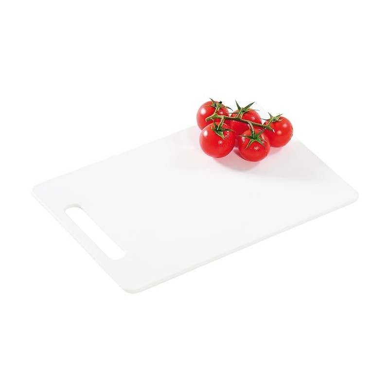 Kesper 30460 | Set of 5 Plastic Chopping Boards, White,
