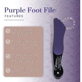 Tammy Taylor Lima Para Pies Tammy Taylor, Color Morado, Tamaño Grande, Ha