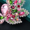 Axmerdal - Broche de ramo de diamantes de imitación para