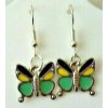 Everyday Butterfly Enamel Dangling Earrings Delicate Fun Party Everyday Wear