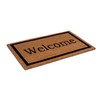 BIRDROCK HOME Welcome Coir Doormat - 18 x 30 Inch