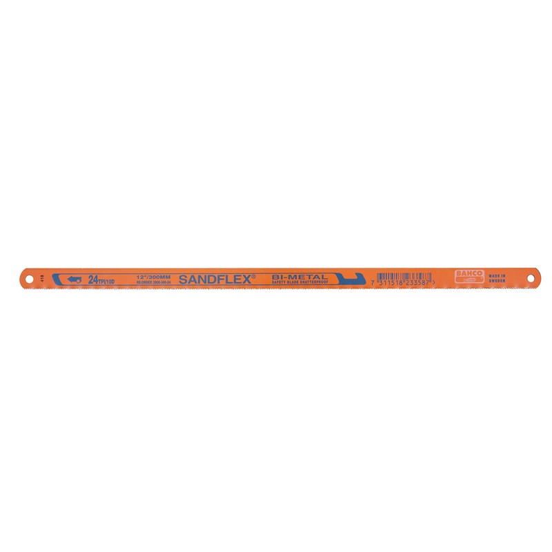 Bahco 3906-300-18-5P 12 in 18 TPI Hacksaw Blade (5 Pack)