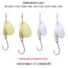 Fish Rig Large Premium Spinners and Spoons - 8 Barbless