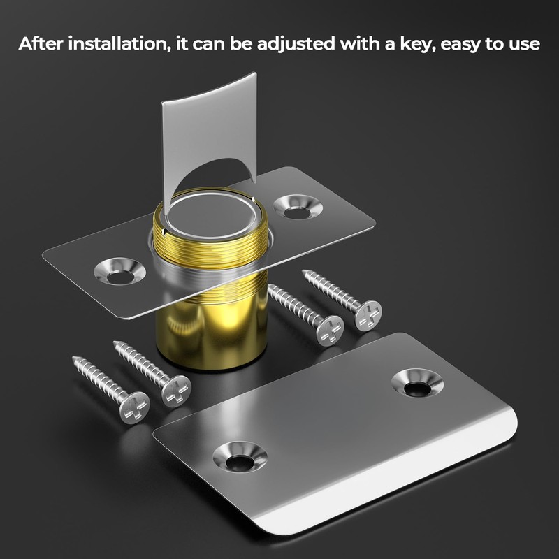 Tonitrui Silent Ball Catch, Adjustable Strong Magnet Door Catch，Using Noise