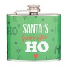 Santa's Favorite Ho Ugly Christmas 5 oz. Stainless Steel Flask