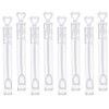 Bubble Tube White with Heart Wedding Bubbles, Wedding Gift Decoration