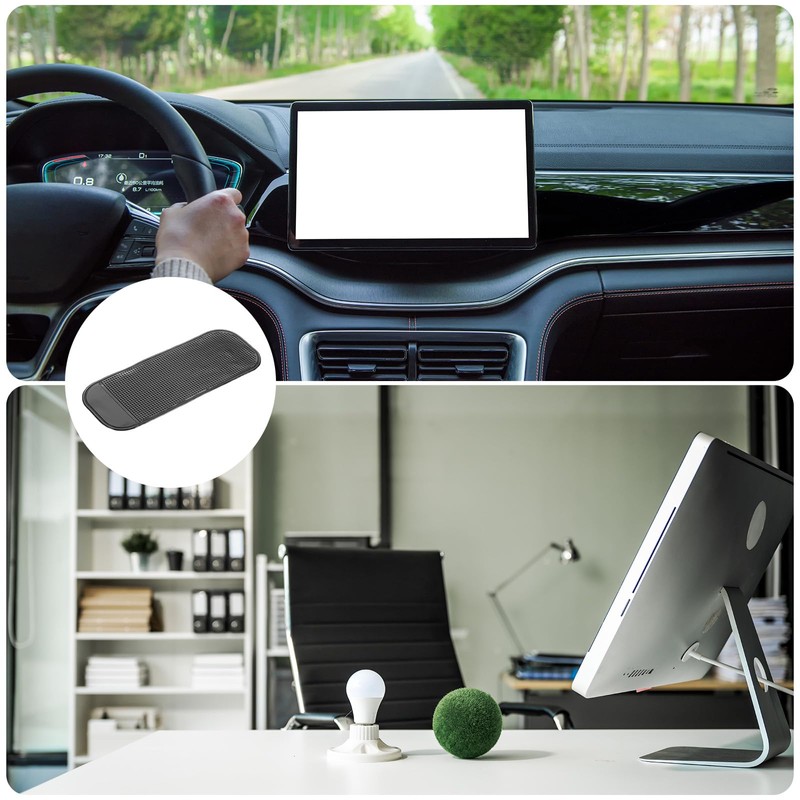 HARFINGTON Car Dashboard Anti-Slip Mat 8" x 3" Universal Sticky