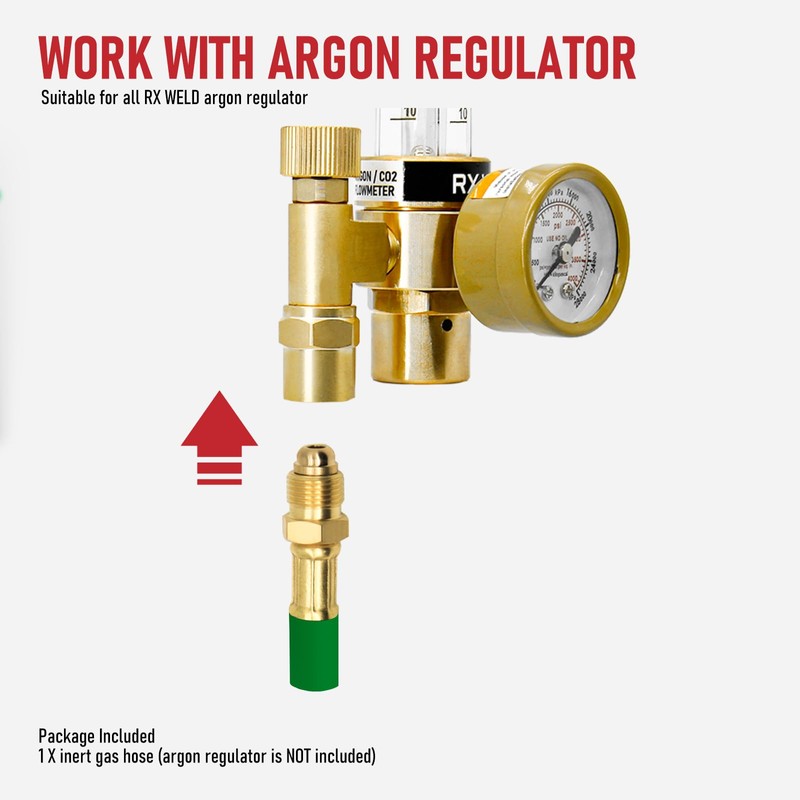 RX WELD Inert Gas Welding Hose 50FT - Argon Flow