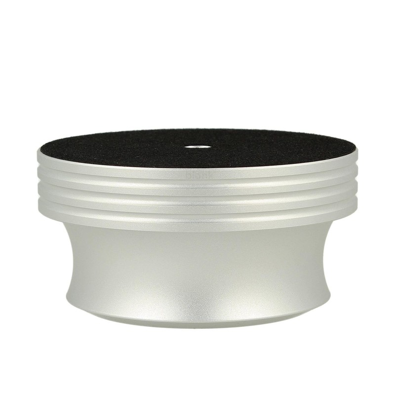 _blank #021si Stabiliser for Record Players, Plate Weight, Aluminium, Silver,