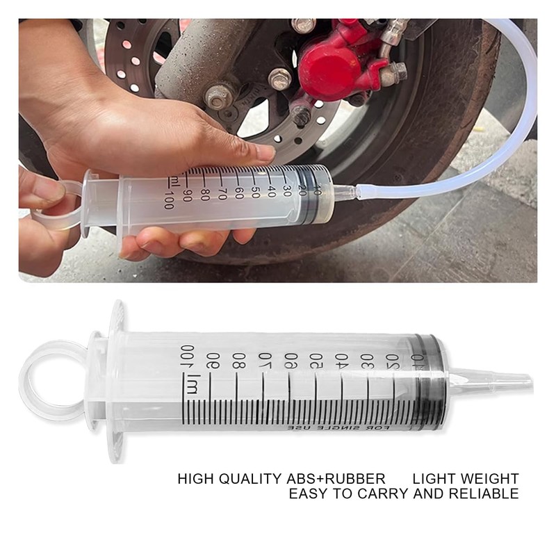 DUSCOKE Brake Bleeder Kit, Oil Fluid Extractor Bleeding Kit with