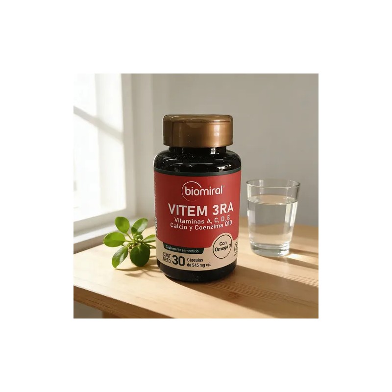 Vitaminas A, C, D, E Geriatricas Vitem 3ra Capsulas