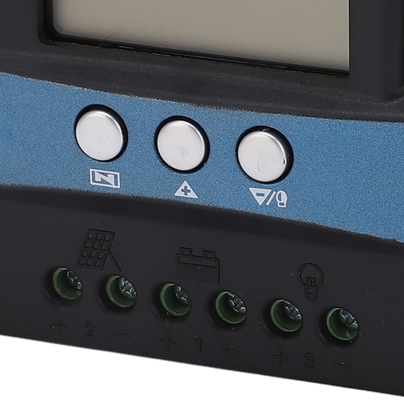 Solar Charge Controller 12V 24V Intelligent Identification MPPT Charging LCD