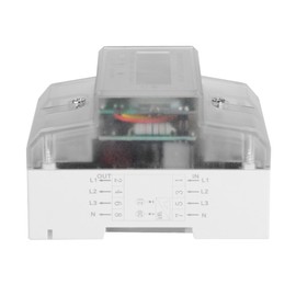 Electricity Meter 3 Phase Digital Three-Phase Meter DIN Rail 4P DIN LCD 50Hz 3 x 230 V / 400 V 80 A, KWH Watt Meter Energy Meter, XTM024 Intermediate Meter Current