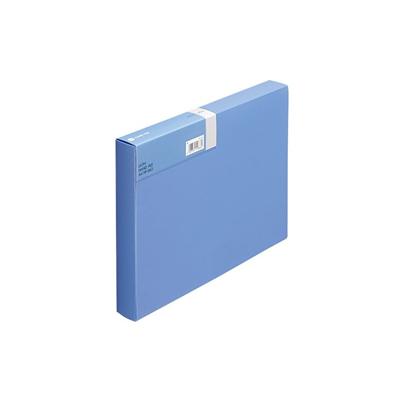 ライオン事務器 ケースファイル A4 HF-863-B 青
