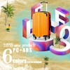Coolife Luggage Expandable(only 28") Suitcase PC+ABS Spinner 20in 24in 28in