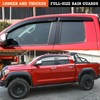 APILT Outside-Mount Rain Guards Window Visors for 2022-2025 Toyota Tundra