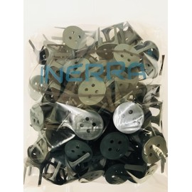 INERRA Green Flower Arranging Pin Holders AKA Frogs - For Securing Floral Foam (Pack of 20)