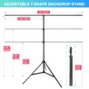 White Backdrop with Stand for Photoshoot, 5X6.5ft White Photo Backdrop
