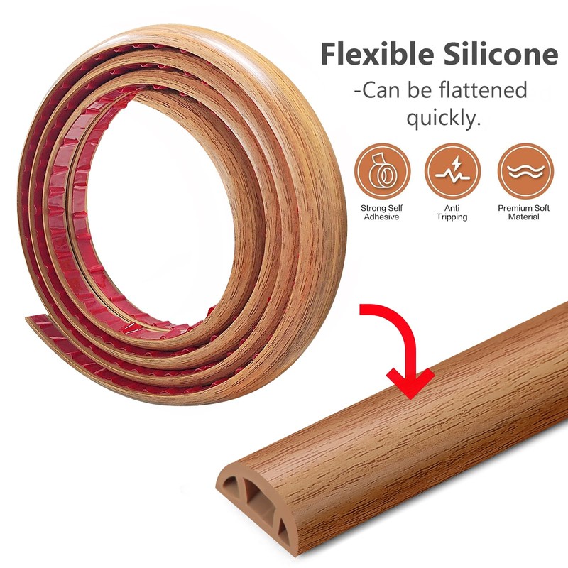 Flexible Cable Duct for Floor - 3.0 m x 3