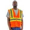 Majestic High Visibility Mesh Vest with DOT Striping | 3XL