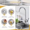 Coolty Pack of 2 Strainer Baskets Sink Diameter 84 mm