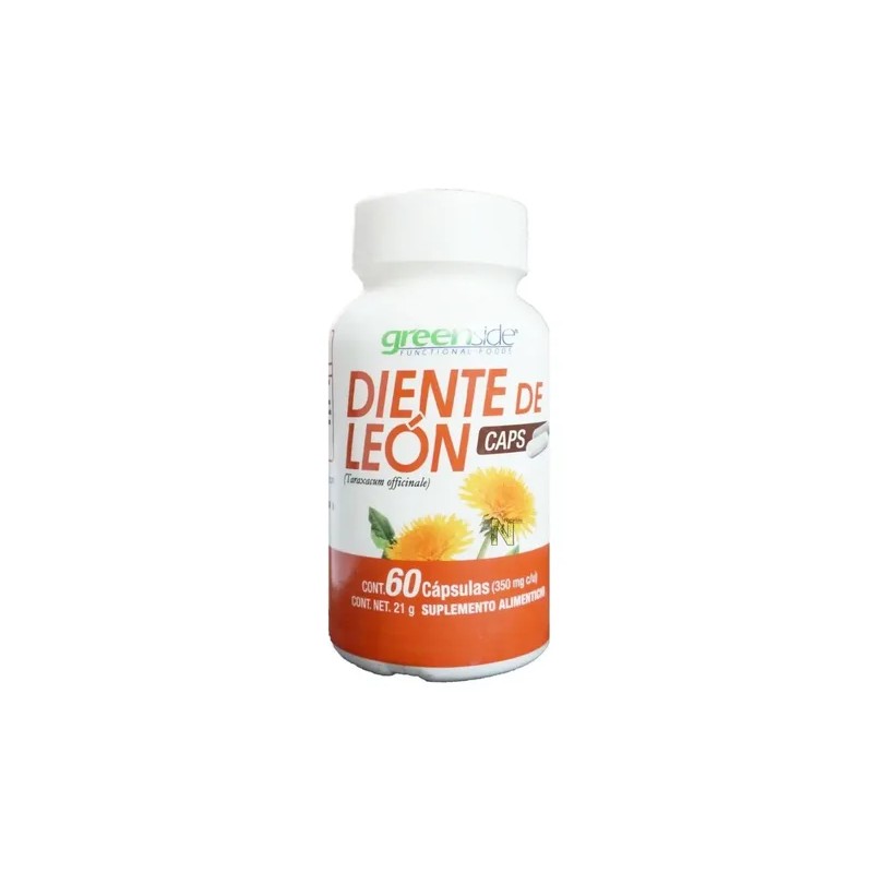 Greenside Diente De Leon 21g, 60 Capsulas Sfn Sabor Sin