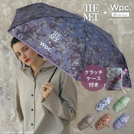 [2024] Wpc. [Vinyl Umbrella] Metropolitan Museum of Art Famous Painting Umbrella, Mini Monet/Chrysanthemum, Folding Umbrella, Ribs, 19.3 inches (49 cm), Women's, Painting, Floral, Chic Stylish,