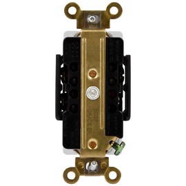 ENERLITES 68151-W 68151-W-10PCS Hospital Outlet, Industrial Grade Duplex Receptacle, Heavy-Duty Straight Blade Devices, 15 Amp, White