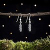 Sterling Silver Teeny Tiny Feather Earrings - SMALL, Lightweight -