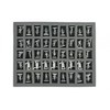 FS035C5BO 35 mm (1.38 Inch) slot foam with base -