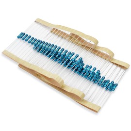 Innfeeltech 1/2 W 1% Tolerance 1M Ohm Metal Film Resistor for DIY Project and Experiments, 100 Pieces