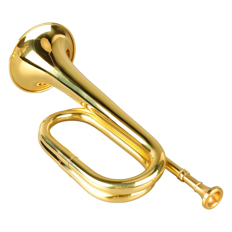Military Style Trumpet C Key Brass Easy to Play Trumpet