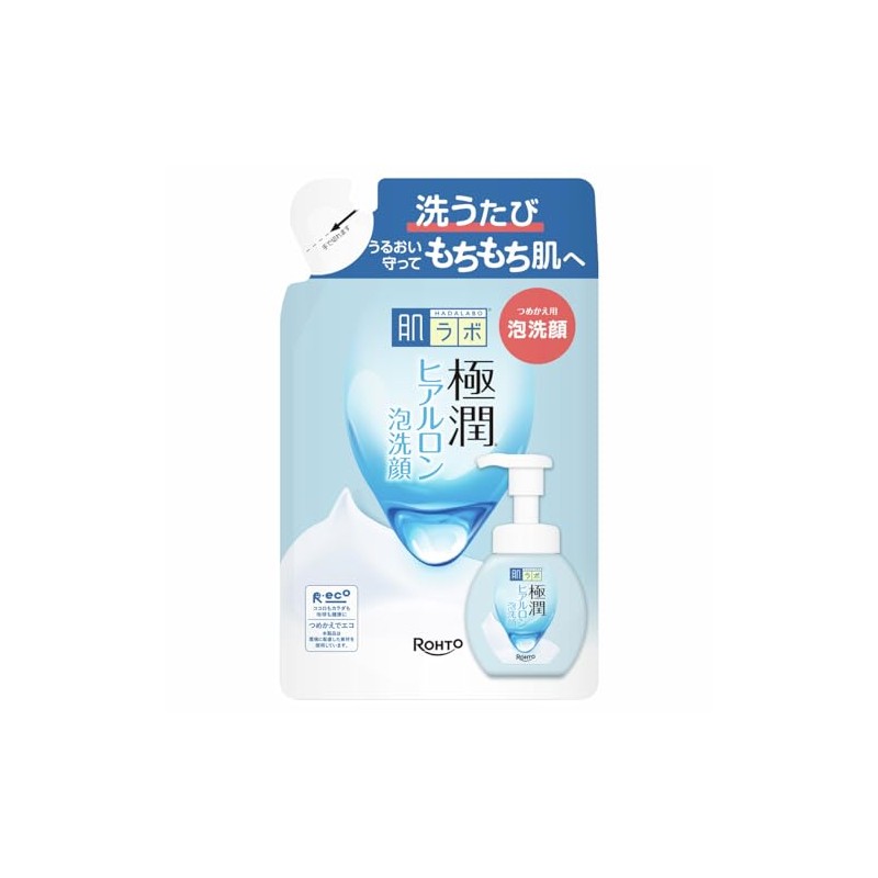 肌ラボ 極潤ヒアルロン泡洗顔つめかえ用 １４０ＭＬ