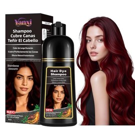 Champú para teñir el cabello, protector natural para teñir el cabello, 500 ml de tinte profesional para hombres y mujeres, sólido y suave, duradero si