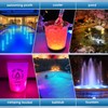 U UZOPI Pool Lights, Upgraded Rechargeable Submersible LED Lights with