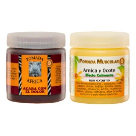 Pomadas Africa Y Arnica Con Ocote Florigan® Set