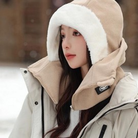 Warm Winter Hooded Neck Warmer for Motorcycle, Ski, Snowboard, Cycling, Hiking, Running, Fishing Winter Gear Gray